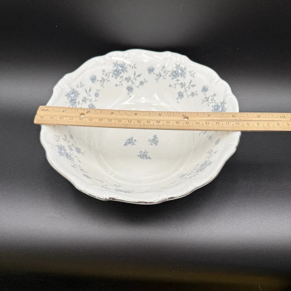 Johann Haviland Blue Garland Bavarian Germany China 8.25